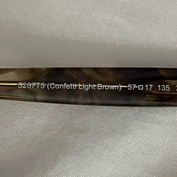 Coach light Brown confetti cat eye Sunglasses - Picture 14 of 16